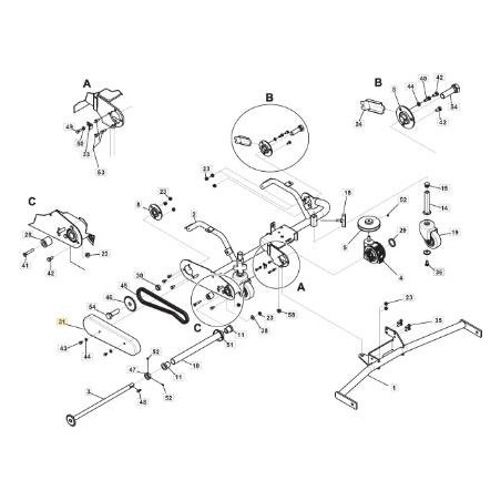 ORIGINAL STIGA CHAIN ??COVER - 118890111/0 | Newgardenstore.eu