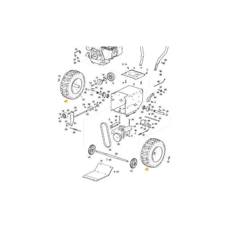 REIFEN – 16*6,5-8 ORIGINAL STIGA – 118820674/0