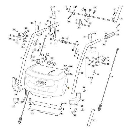 TABLEAU DE BORD ORIGINAL STIGA - 118820652/0 | Newgardenstore.eu