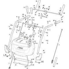 TABLERO ORIGINAL STIGA - 118820614/0 | Newgardenstore.eu