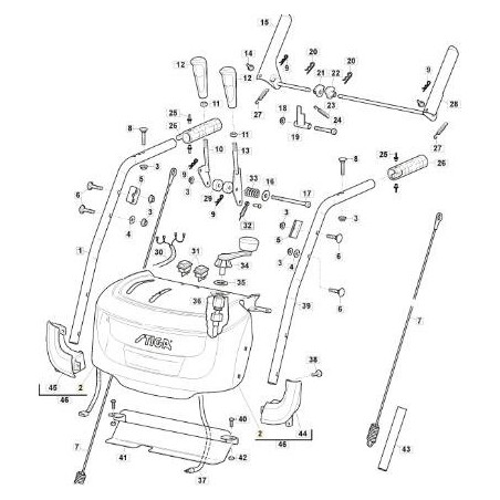 CRUSCOTTO ORIGINALE STIGA - 118820614/0 | Newgardenstore.eu
