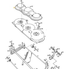 COVER 102M PARK (-98) NEW ORIGINAL STIGA - 1134-3728-01