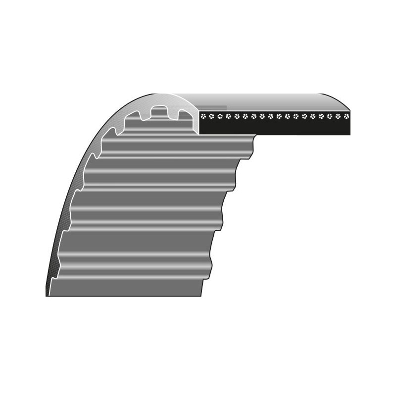 Cinghia dentata trattorino tagliaerba rasaerba STIGA   425-5M-6   1126-1040-01