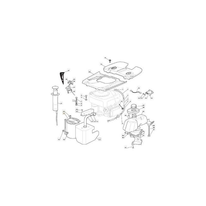 SILENZIO. F 72 GGP 352 ORIGINALE STIGA - 384750059/0