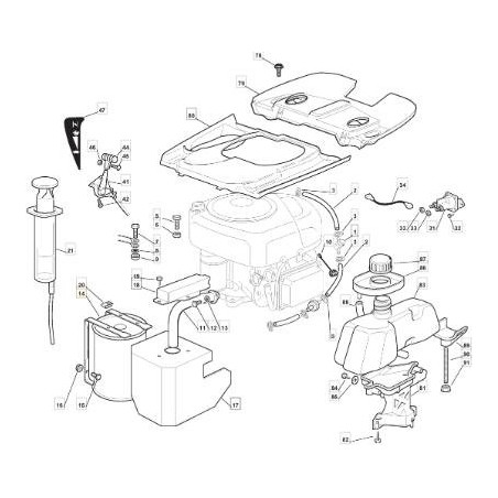 SCHWEIGEN. F 72 GGP 352 ORIGINAL STIGA - 384750059/0 | Newgardenstore.eu