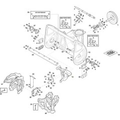 VENTILATEUR À TARIÈRE ORIGINAL STIGA SnTh CTF - 383877001/0