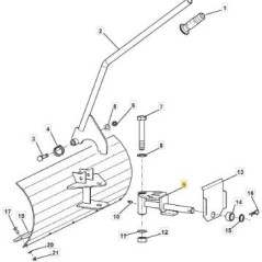 SUPPORT ORIGINAL STIGA - 118800293/0 | Newgardenstore.eu