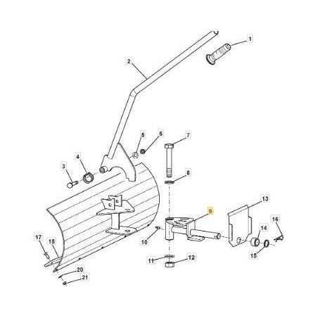 SUPPORT ORIGINAL STIGA - 118800293/0 | Newgardenstore.eu