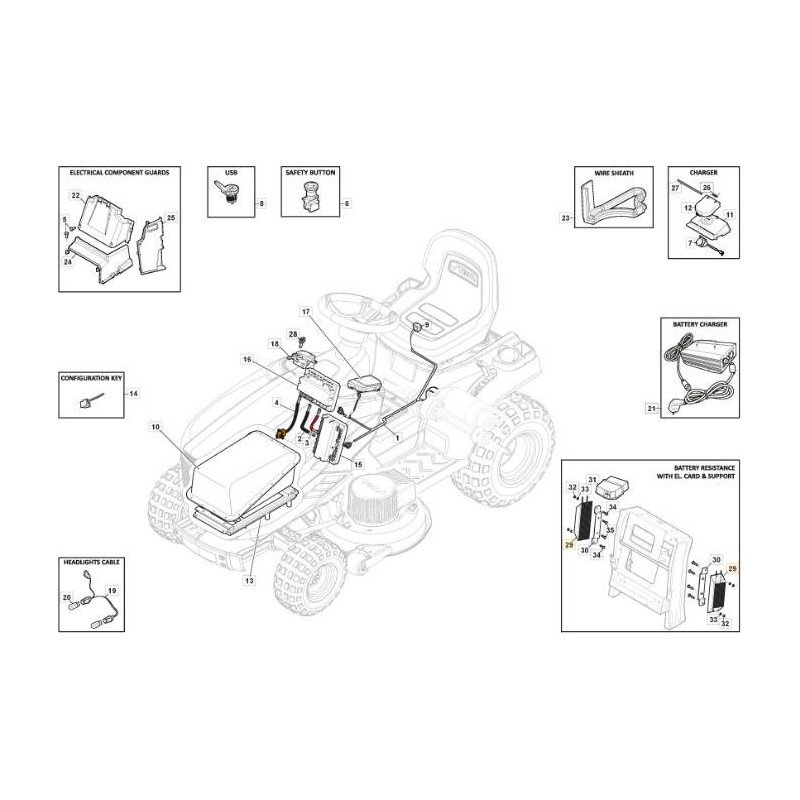 WIDERSTAND x BATT. R72 ORIGINAL STIGA – 118361058/0