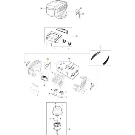 TRANSMISSION BOARD PH 700 TR ORIGINAL STIGA - 118811286/0 | Newgardenstore.eu