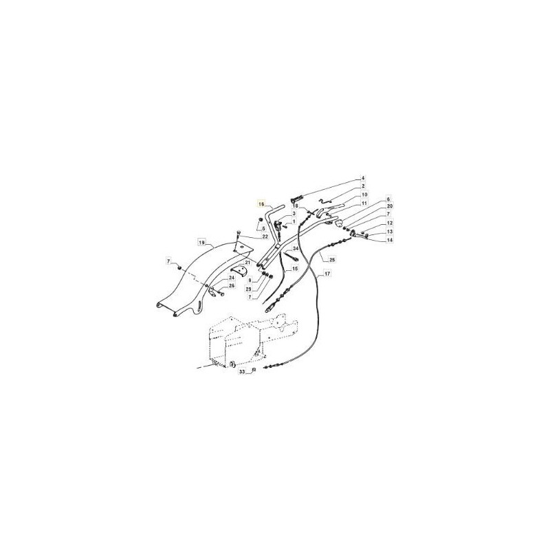 GUIDON ORIGINAL NOIR STIGA - 1483-2358-01