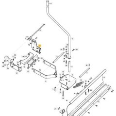 SUPPORT GAUCHE ORIGINAL STIGA - 118890028/0 | Newgardenstore.eu