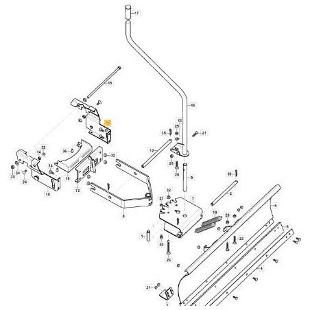 SUPPORT GAUCHE ORIGINAL STIGA - 118890028/0 | Newgardenstore.eu