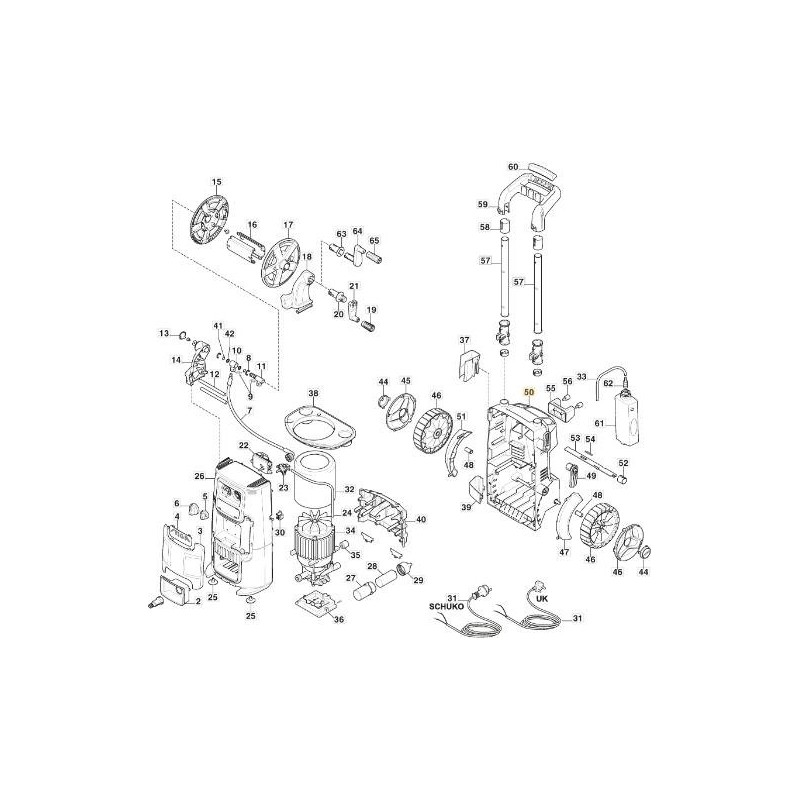 CARROSSERIE ARRIÈRE HP S550 ORIGINAL STIGA - 118820973/0
