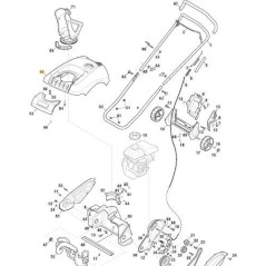 ORIGINAL STIGA REAR PLATE - 118820037/0