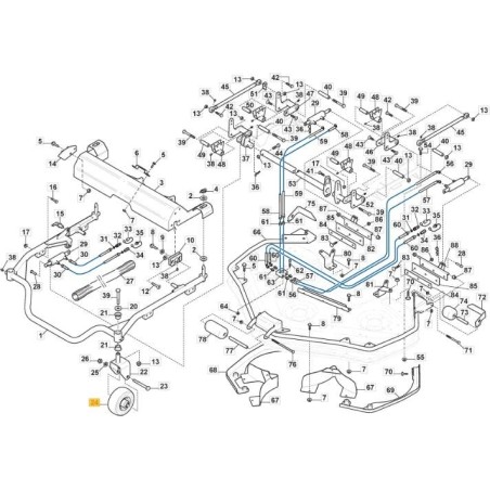 Rueda con rodamientos 230mm tractor de césped ORIGINAL STIGA 1135-3394-01 | Newgardenstore.eu