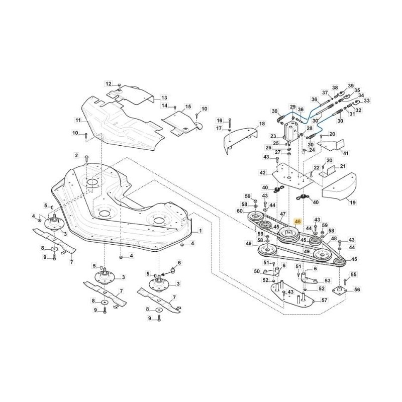 RIEMENSCHEIBE (DOPPEL) ORIGINAL STIGA - 1134-6979-01