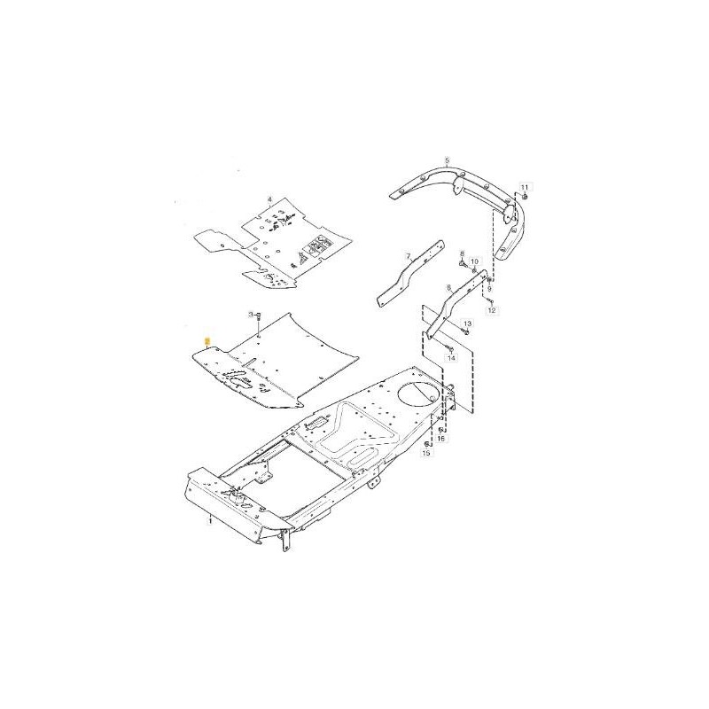 ORIGINAL STIGA FM PLATFORM - 1134-5293-02