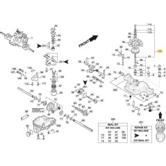 KIT D'ARBRE DE POMPE STIGA ORIGINAL - 1139-1726-01 | Newgardenstore.eu