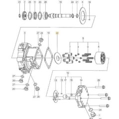 ORIGINAL STIGA THRUST PLATE - 1139-1616-01
