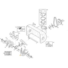 LINKE SCHNECKE - ST5266P/P TRAC ORIGINAL STIGA - 118821170/1