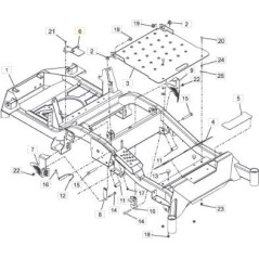 PROTEZIONE, VENTOLA TRANSAXLE DESTRA ORIGINALE STIGA - 118830890/0