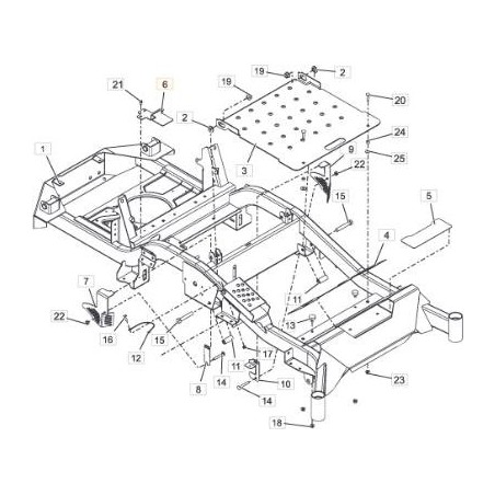 PROTECTION, VENTILATEUR DE BOÎTE-PONT DROIT ORIGINAL STIGA - 118830890/0 | Newgardenstore.eu