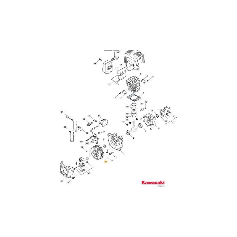 VOLANTE MAGNETO ORIGINAL STIGA - 118801837/0
