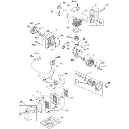 ALBERO MOTORE 848H304202 -RDC ORIGINALE STIGA - 123020016/0 | Newgardenstore.eu