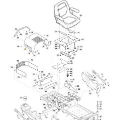ORIGINAL STIGA YELLOW ENGINE BONNET - 118830110/0 | Newgardenstore.eu