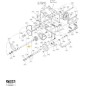 AXLE AND BUSH (1074 P) ORIGINAL STIGA - 1812-2001-01