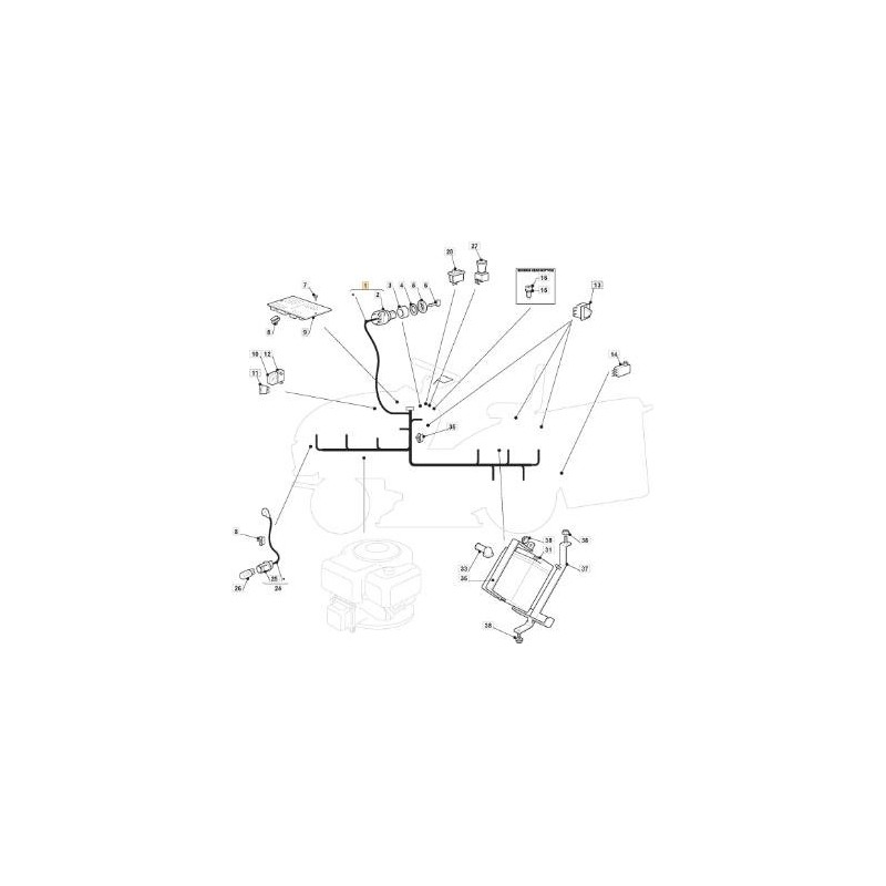 CABLAGGIO KIT NJ92 (B&S-KOH) ORIGINALE STIGA - 182040153/0