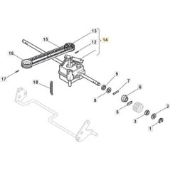FR. TRAKTIONSGRUPPE TURBO 50-55 ORIGINAL STIGA - 181003085/0