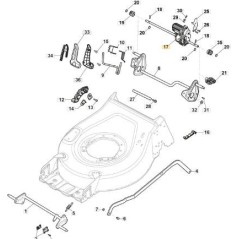 TRANSMISSION ÉLECTRIQUE GT 36V BLDC x MCS50-CP1 ORIGINAL STIGA - 181003137/0 | Newgardenstore.eu
