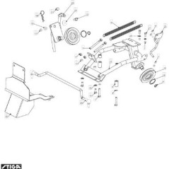 SUPPORT ORIGINAL STIGA SX - 1319-1913-01 | Newgardenstore.eu