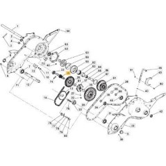 ORIGINAL STIGA GEAR DRIVE SHAFT - 118800344/0