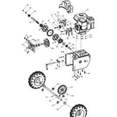 RAD (SCHNEE) ORIGINAL STIGA - 1811-2408-01