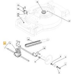 FR.TRACCIÓN GR. MULTICLIP ALUMINIO 53 ORIGINAL STIGA - 181003089/0 | Newgardenstore.eu