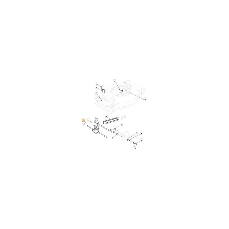 GR.TRAZIONE FR. MULTICLIP ALLUMINIO 53 ORIGINALE STIGA - 181003089/0