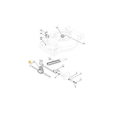 FR.TRACCIÓN GR. MULTICLIP ALUMINIO 53 ORIGINAL STIGA - 181003089/0 | Newgardenstore.eu