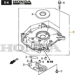 ORIGINAL STIGA UPPER ENGINE CRANKCASE - 118551717/0 | Newgardenstore.eu