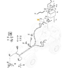 PARK COMPACT 14/16 ORIGINAL STIGA HARNESS - 187040308/0 | Newgardenstore.eu