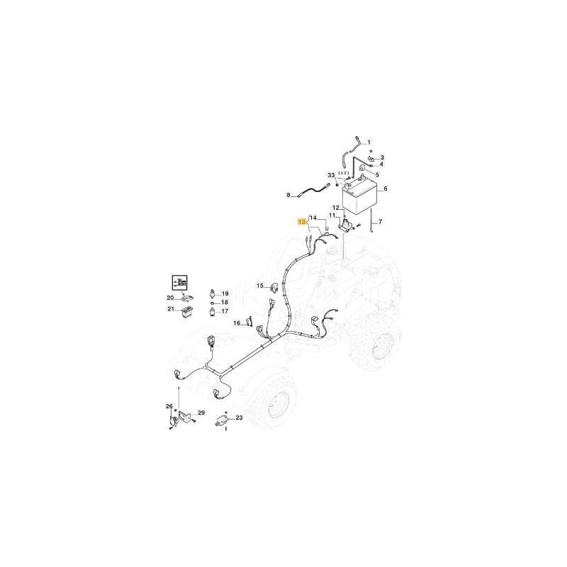 PARK COMPACT 14/16 ORIGINAL STIGA-GURT – 187040308/0