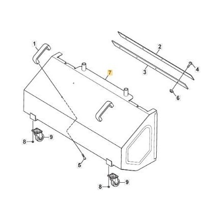 SCATOLA RACCOLTA ORIGINALE STIGA - 118820439/0 | Newgardenstore.eu
