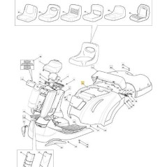 TAPA RUEDA F 72 HY BLANCO R9003 ORIGINAL STIGA - 384110169/1