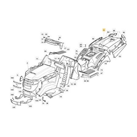 TCX-TASCHENABDECKUNG GELB 122410 05/06 ORIGINAL STIGA - 325110308/0 | Newgardenstore.eu