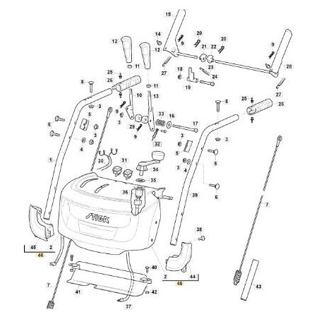 ORIGINAL STIGA DASHBOARD MIT LED – 118821104/0 | Newgardenstore.eu
