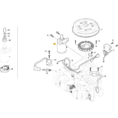 DEMARREUR ORIGINAL STIGA - 118551595/0 | Newgardenstore.eu