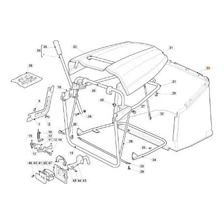 BOLSA DE LONA NEGRA NJS102HE (290L) ORIGINAL STIGA - 182105921/0 | Newgardenstore.eu