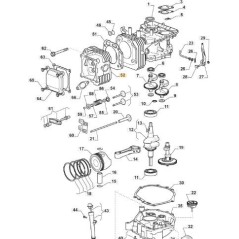 KIT DE TÊTE, CYLINDRE ORIGINAL STIGA - 118551231/0 | Newgardenstore.eu